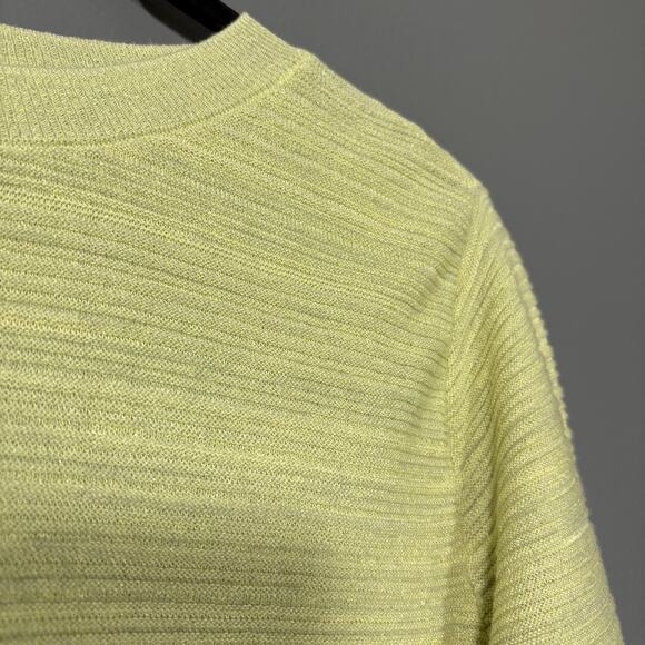 Mango MNG Women's Light Green Cozycore Tie Detail Sweater - Size Small - Comfort - Picture 2 of 6